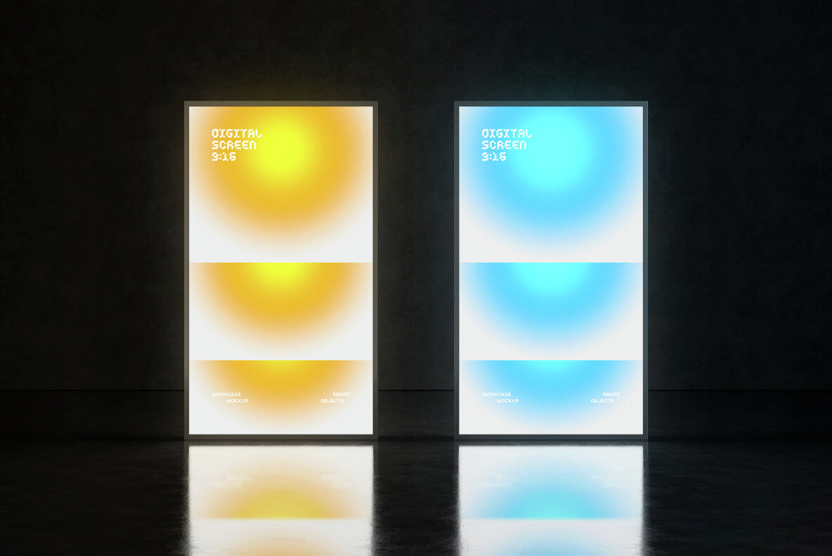 Digital Signage Screens Mockups 8