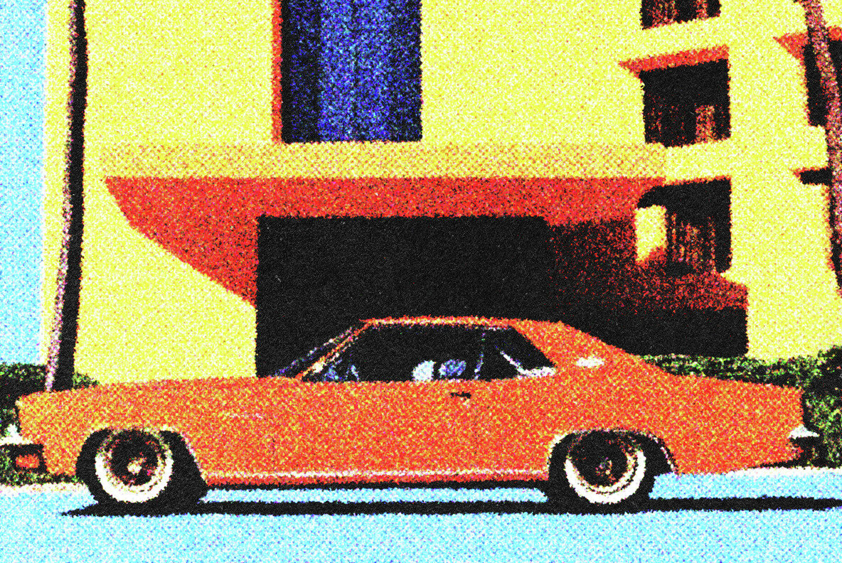 Halftone Print Effect Template 7