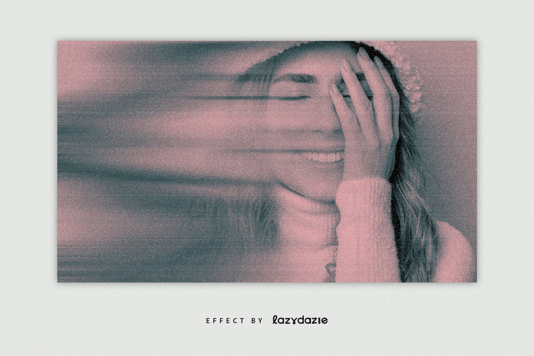 Smudged Image Effect Mockup 2