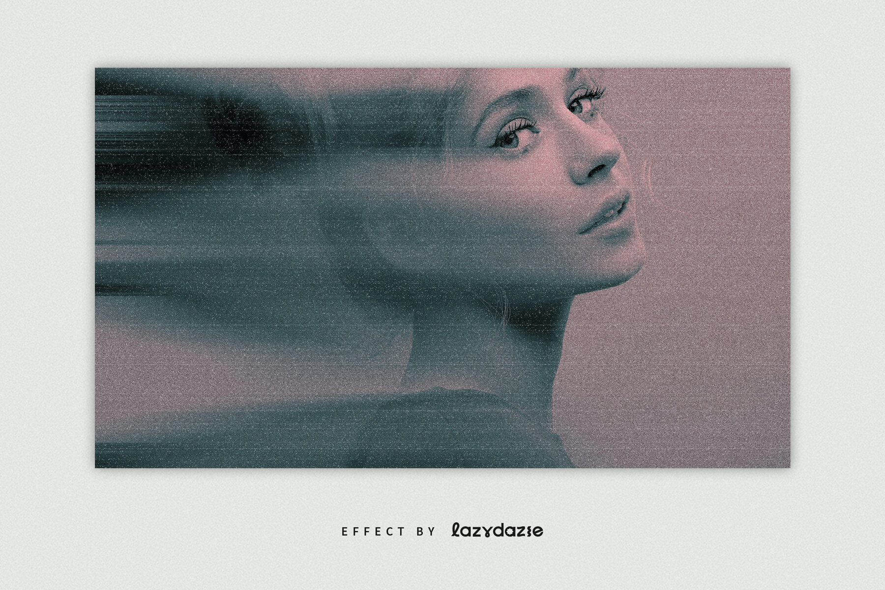 Smudged Image Effect Mockup 4