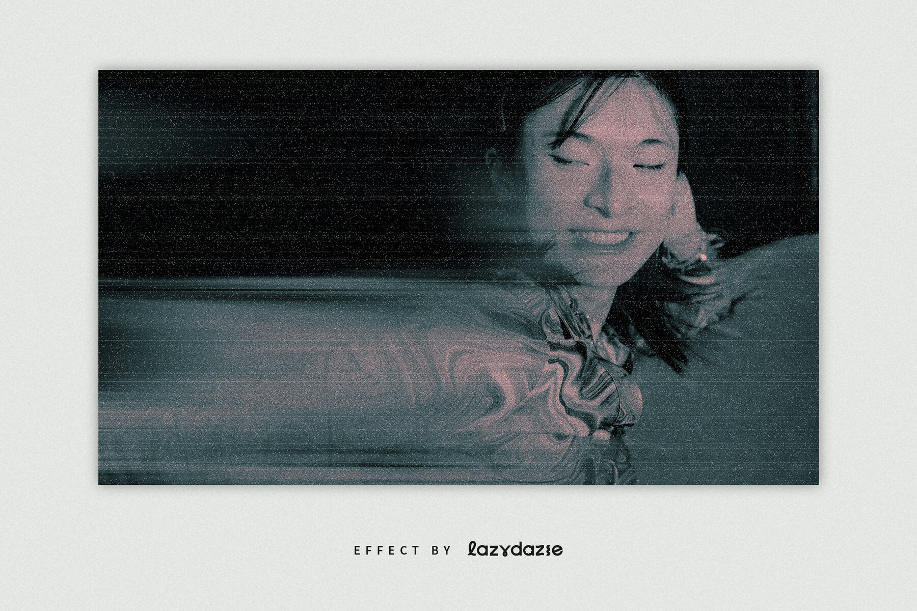 Smudged Image Effect Mockup 5