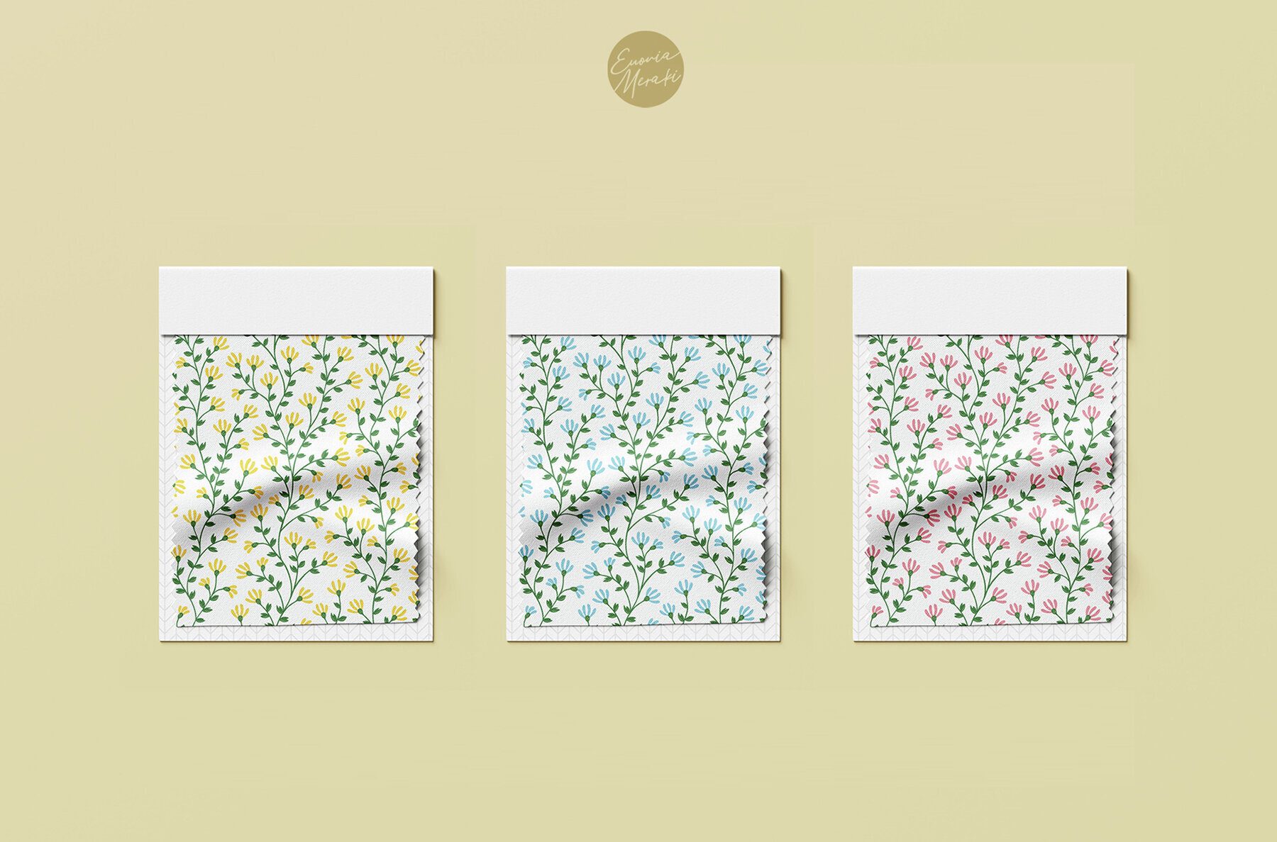 Simple Spring Pattern 02 Vines 2