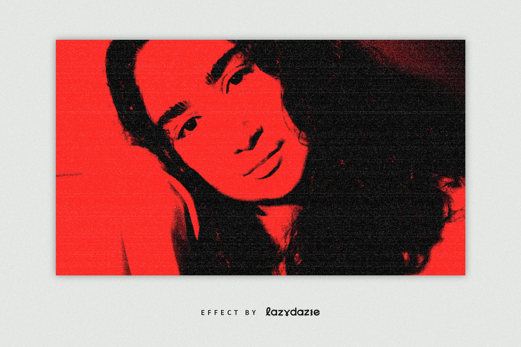 Grunge Photocopy Image Effect Mockup 5