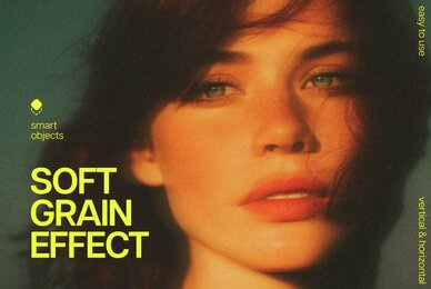 Soft Grain Photo Template