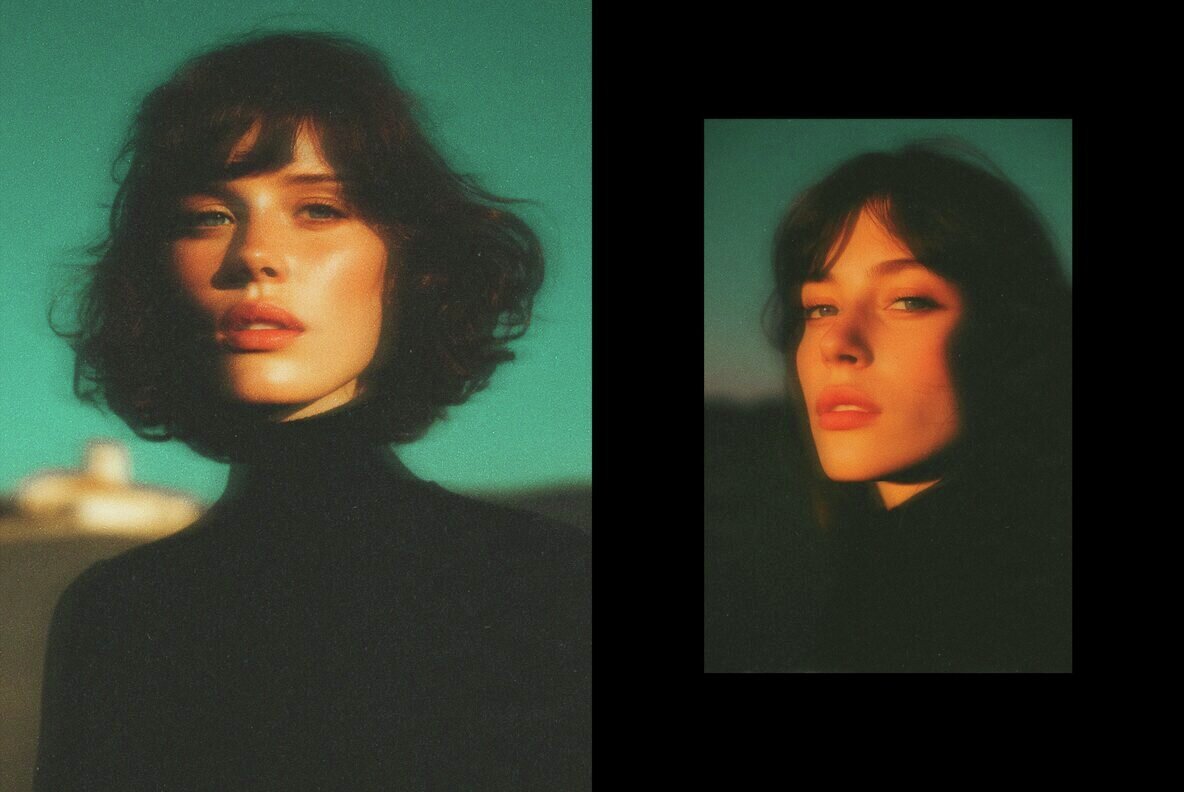 Soft Grain Photo Template 2