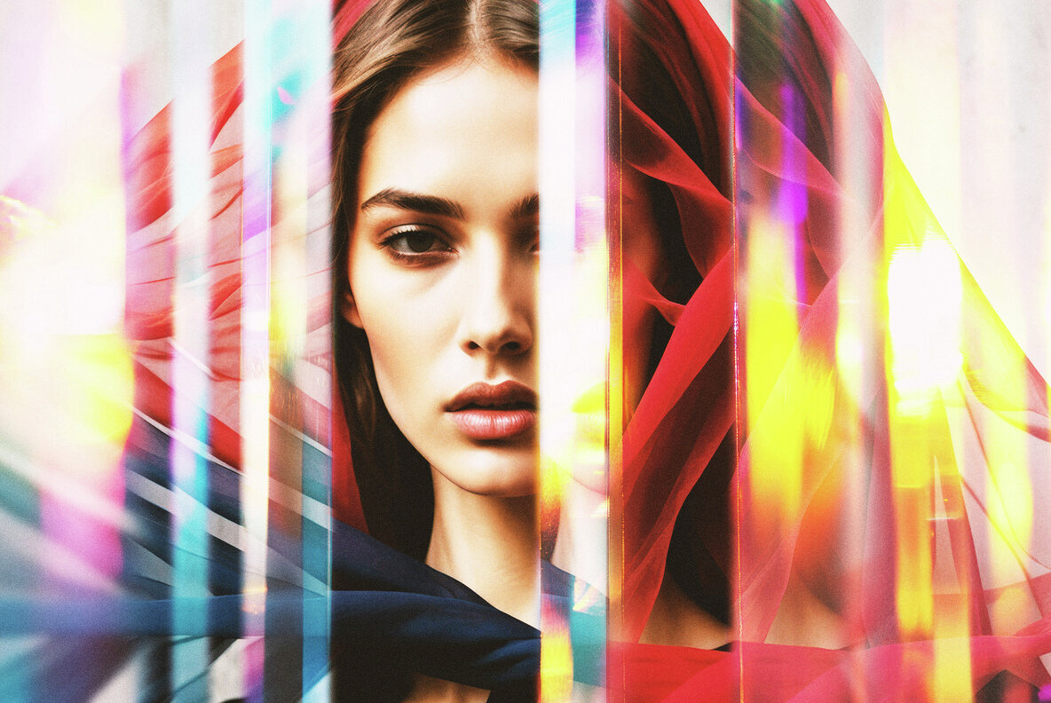 Prismatic Photo Template 2