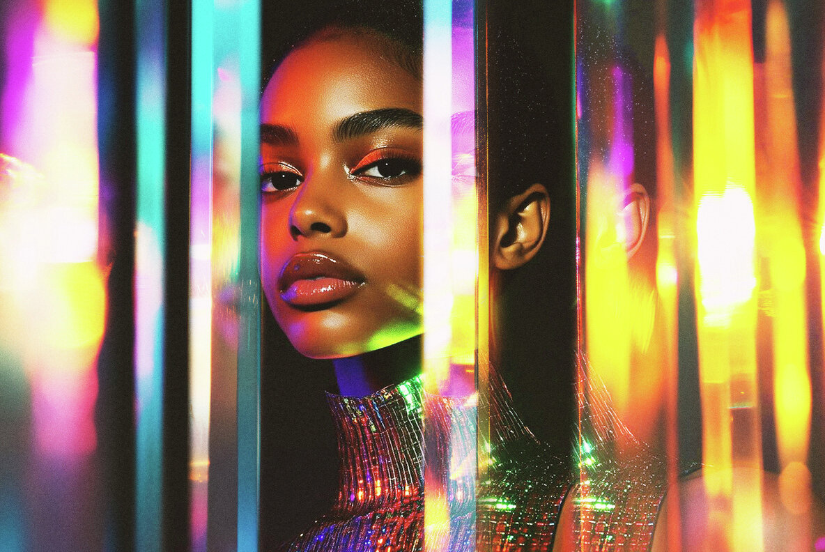 Prismatic Photo Template 5