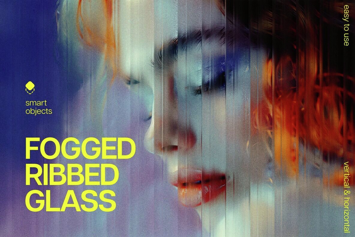 Fogged Ribbed Glass Effect 1