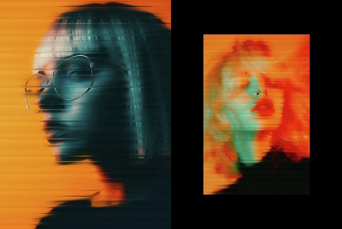 Fogged Ribbed Glass Effect 2