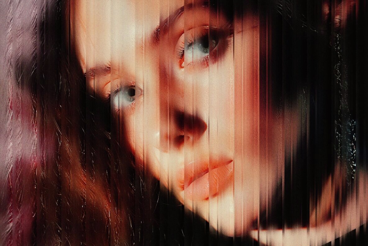 Fogged Ribbed Glass Effect 3