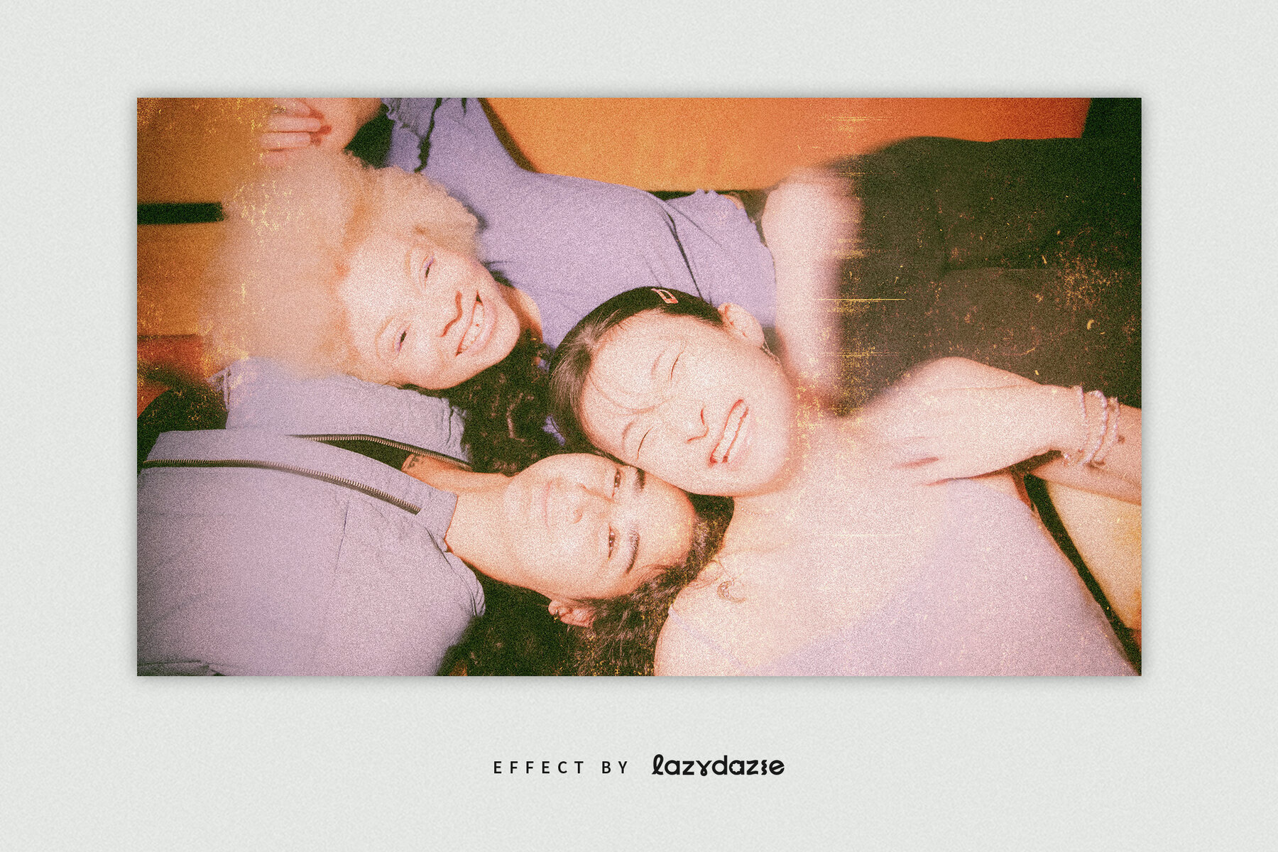 Vintage Photograph Image Effect Mockup 2