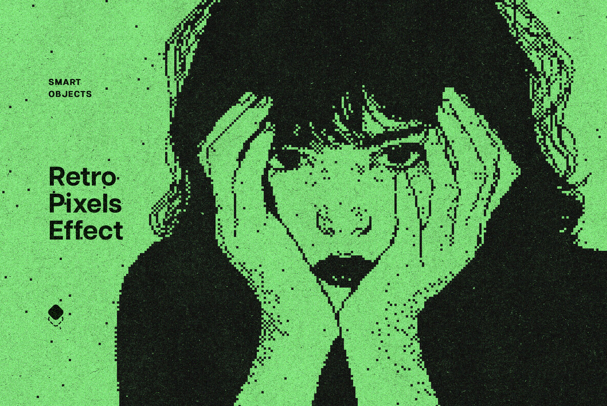 Retro Pixelated Effect 1