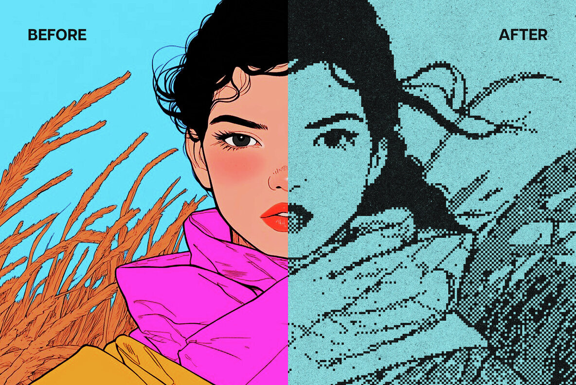 Retro Pixelated Effect 2