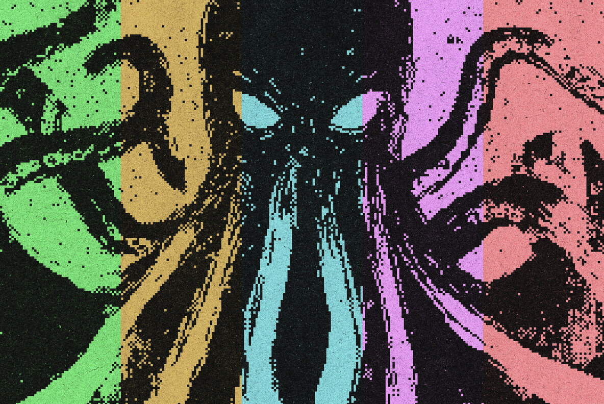 Retro Pixelated Effect 5