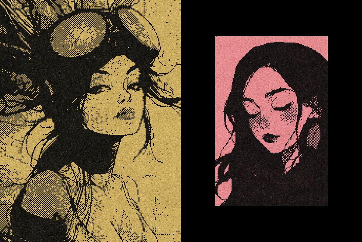 Retro Pixelated Effect 6