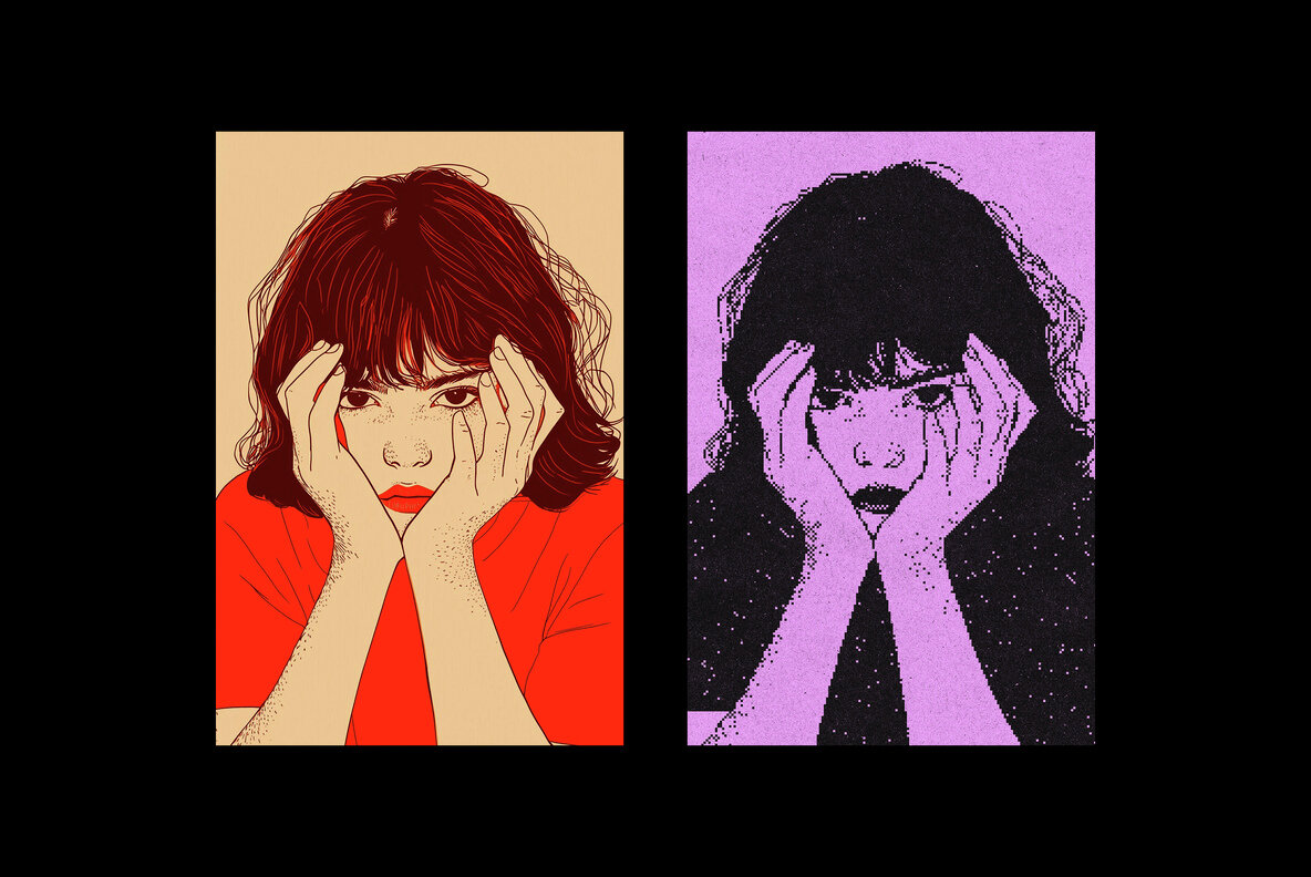 Retro Pixelated Effect 7