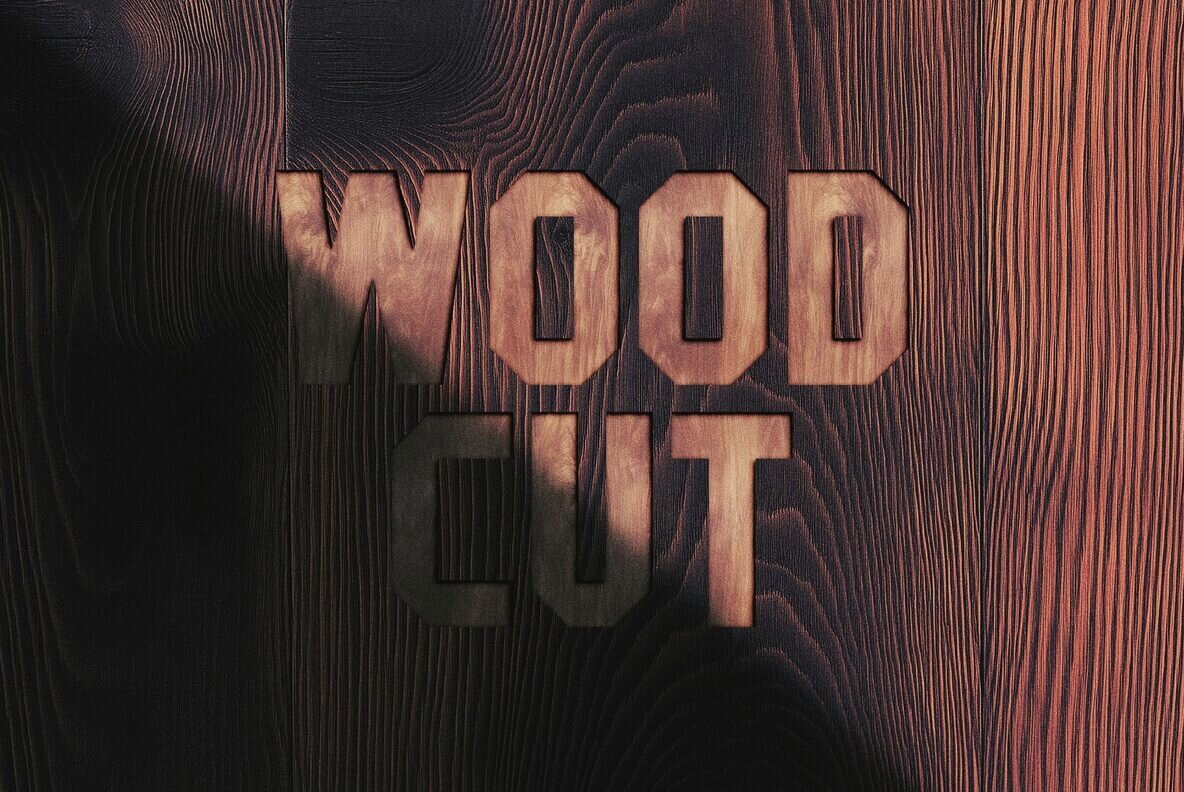 Vintage Woodcut Text Effect 2