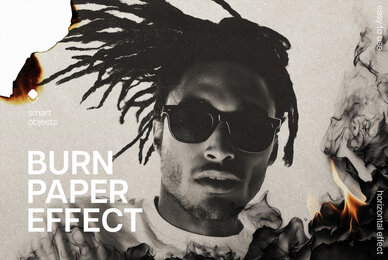 Burn Paper Photo Effect