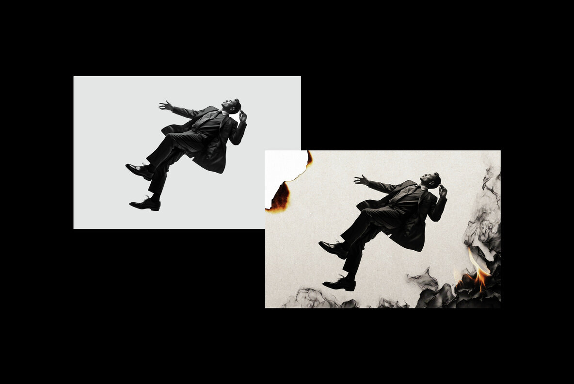 Burn Paper Photo Effect 5