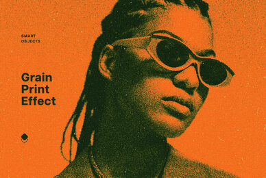 Grain Print Photo Effect