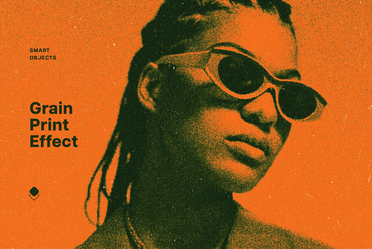 Grain Print Photo Effect 1