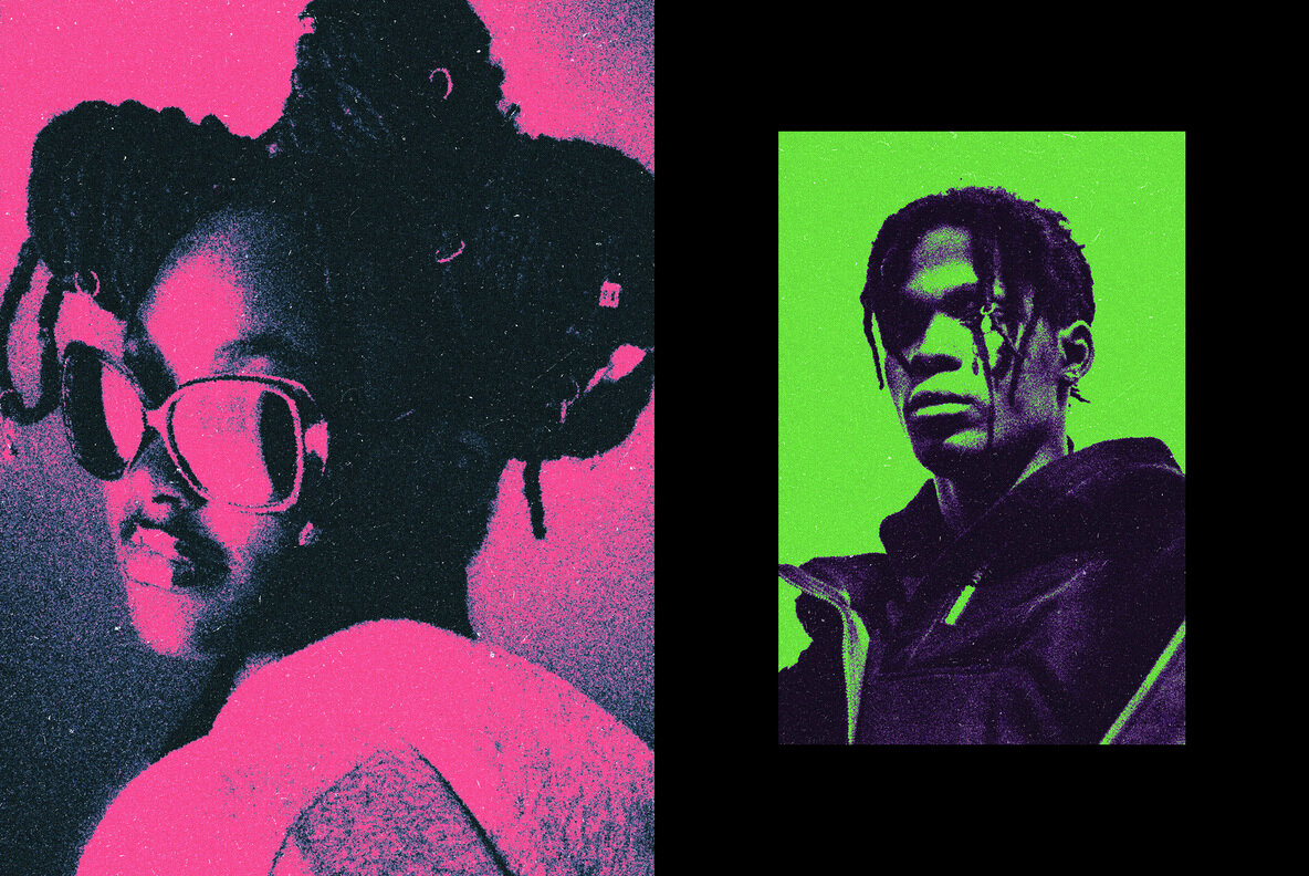 Grain Print Photo Effect 6