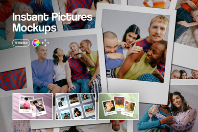 Polaroid Instant Picture Mockups