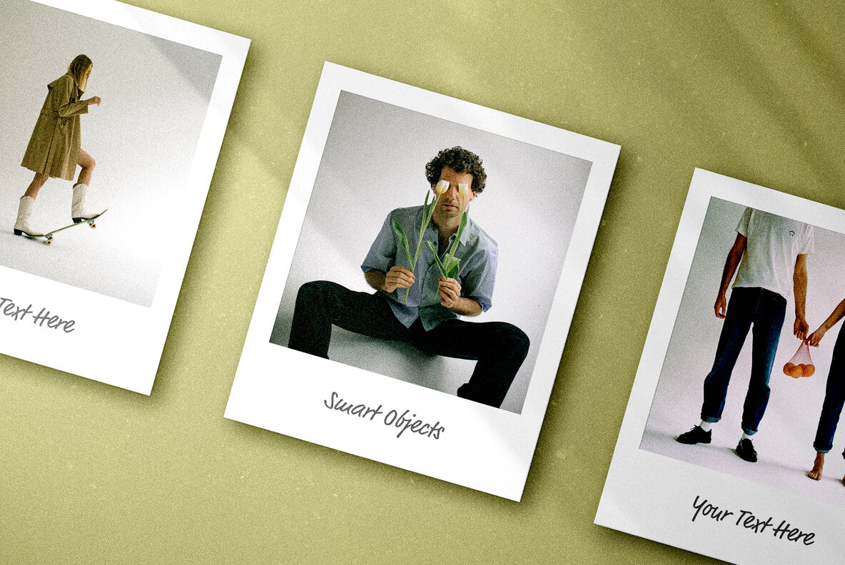 Polaroid Instant Picture Mockups 4