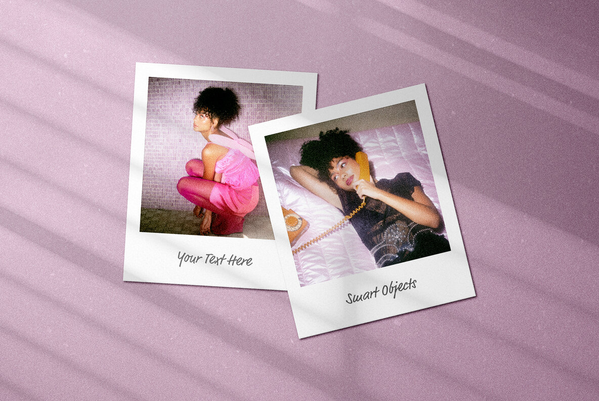 Polaroid Instant Picture Mockups 5