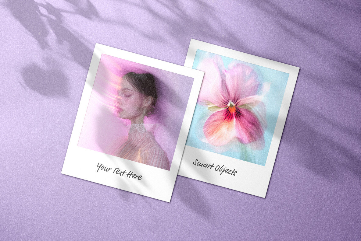 Polaroid Instant Picture Mockups 7