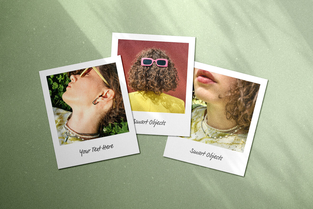 Polaroid Instant Picture Mockups 9