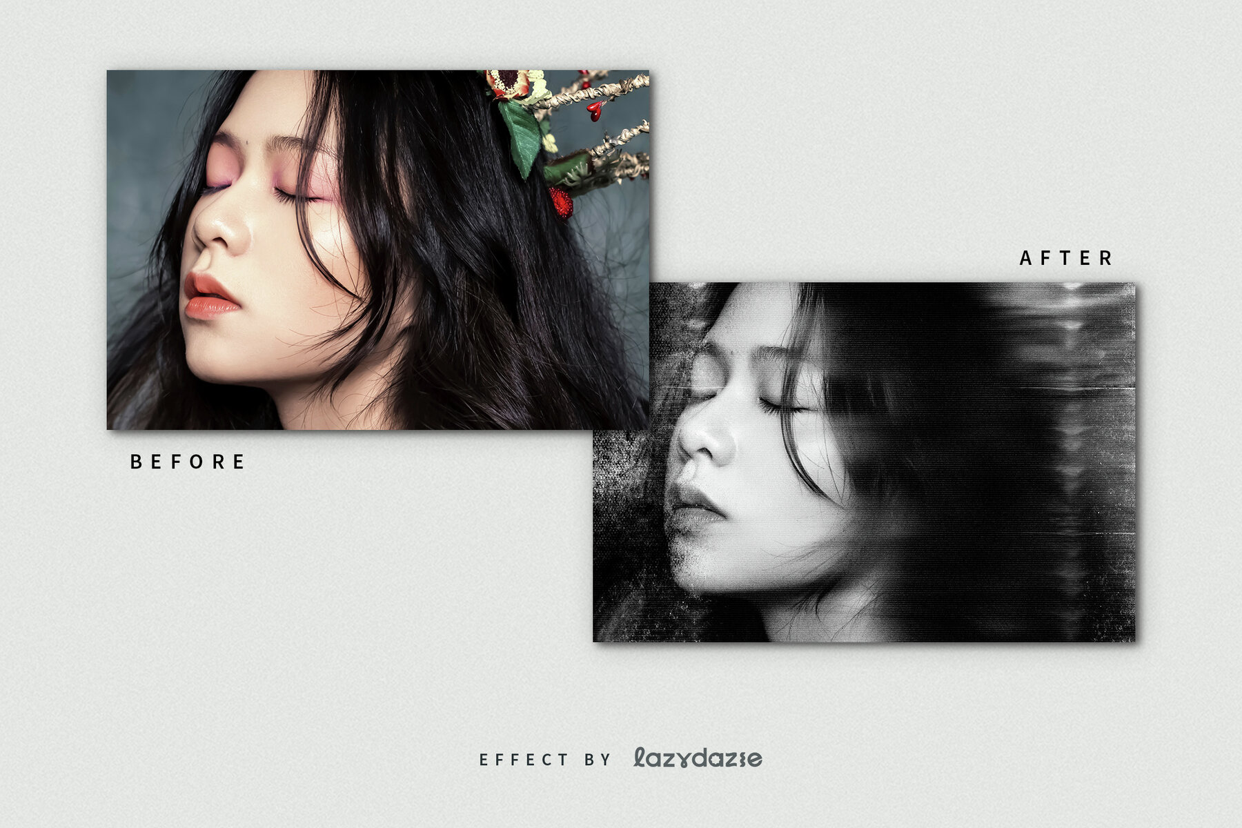 Dirty Scan Image Effect Mockup 8