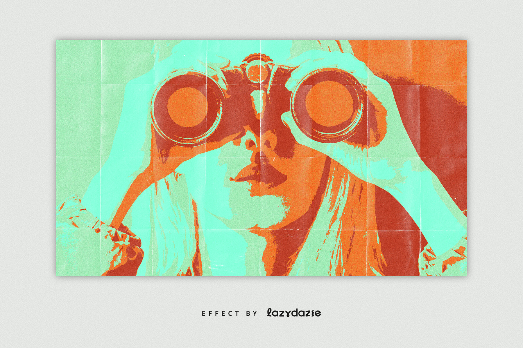 Art Pop Image Effect Mockup 4