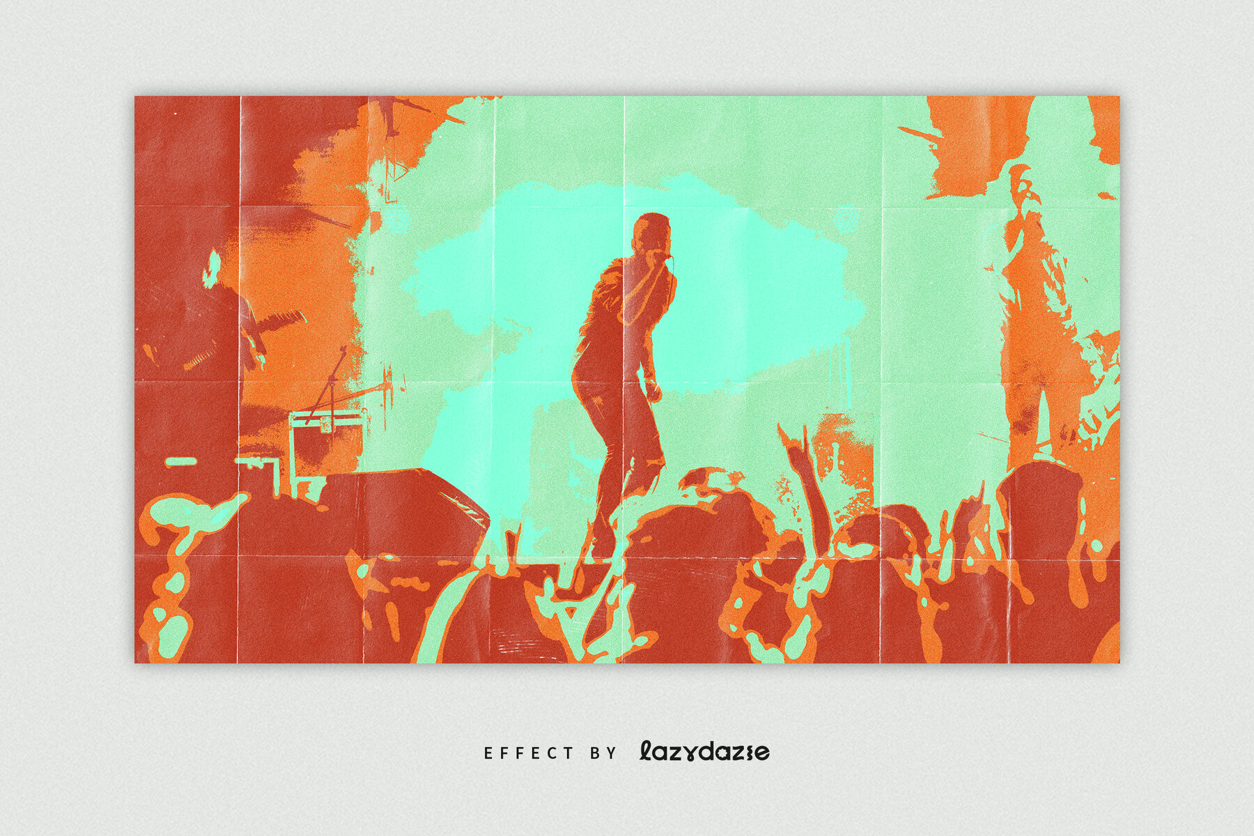 Art Pop Image Effect Mockup 5