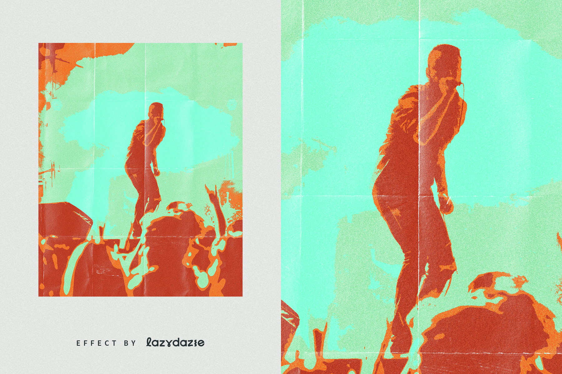 Art Pop Image Effect Mockup 6