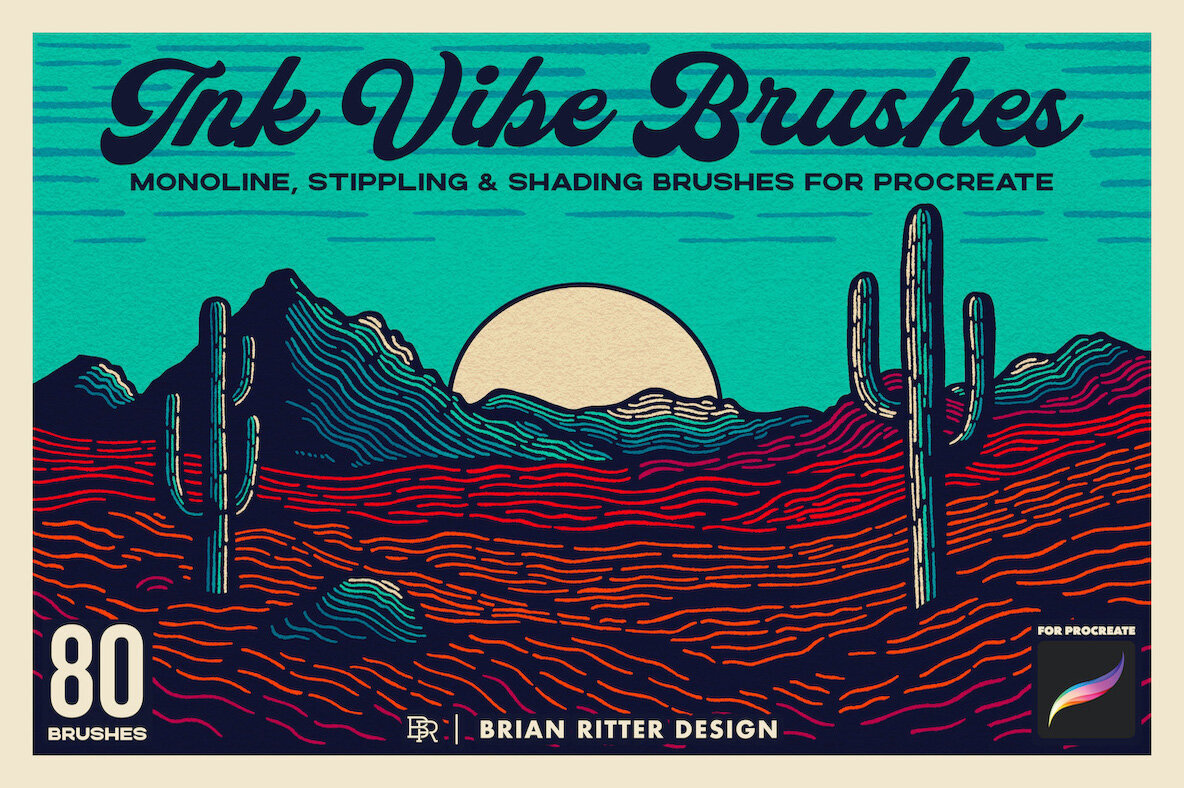 Ink Vibe Procreate Brushes 1