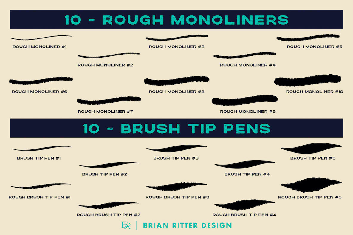 Ink Vibe Procreate Brushes 4