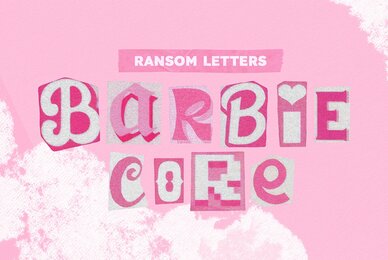 Barbiecore Ransom Letters