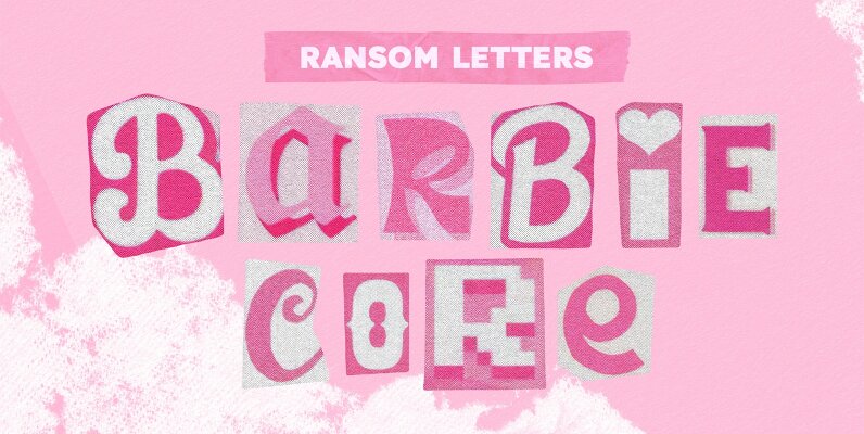 Barbiecore Ransom Letters