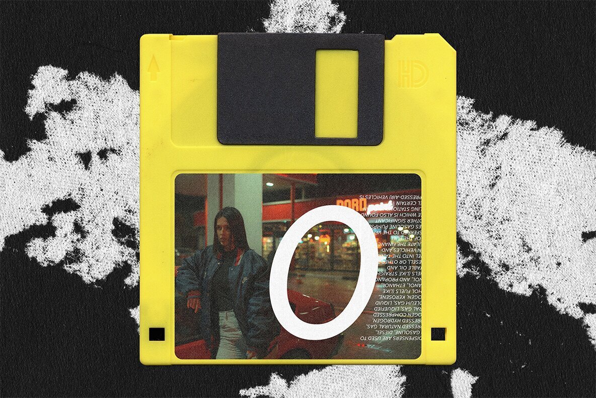 Floppy Disk Mockup 2