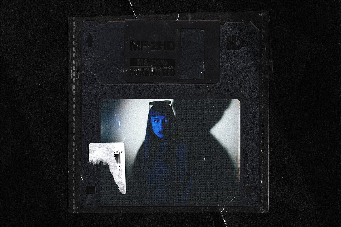 Floppy Disk Mockup 7