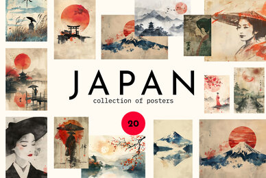 30 Retro Japan Posters