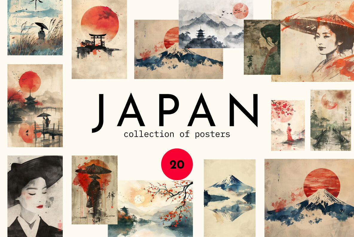 30 Retro Japan Posters 1