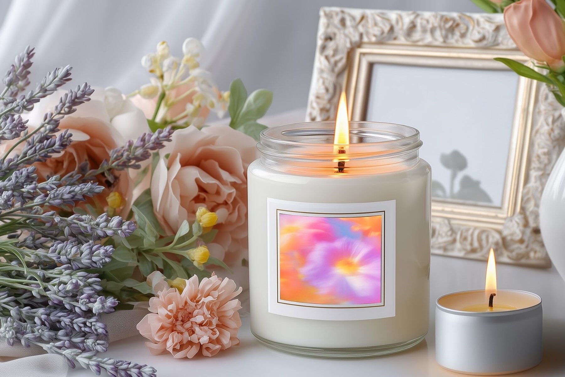 Whimsical Botanical Bliss Background 7