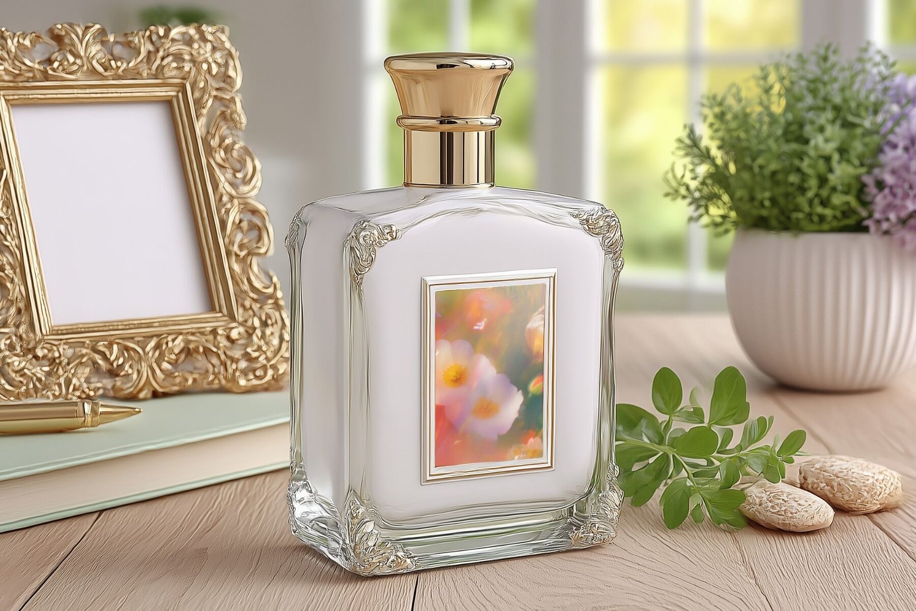 Whimsical Botanical Bliss Background 11