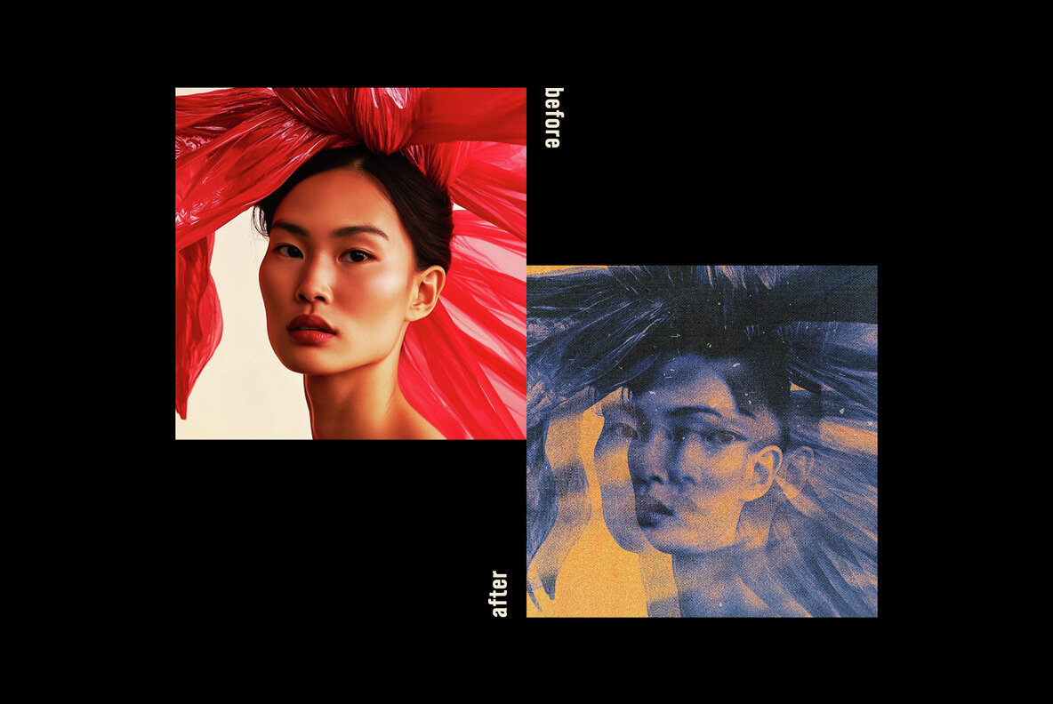 Distressed Ink Print Effect 8