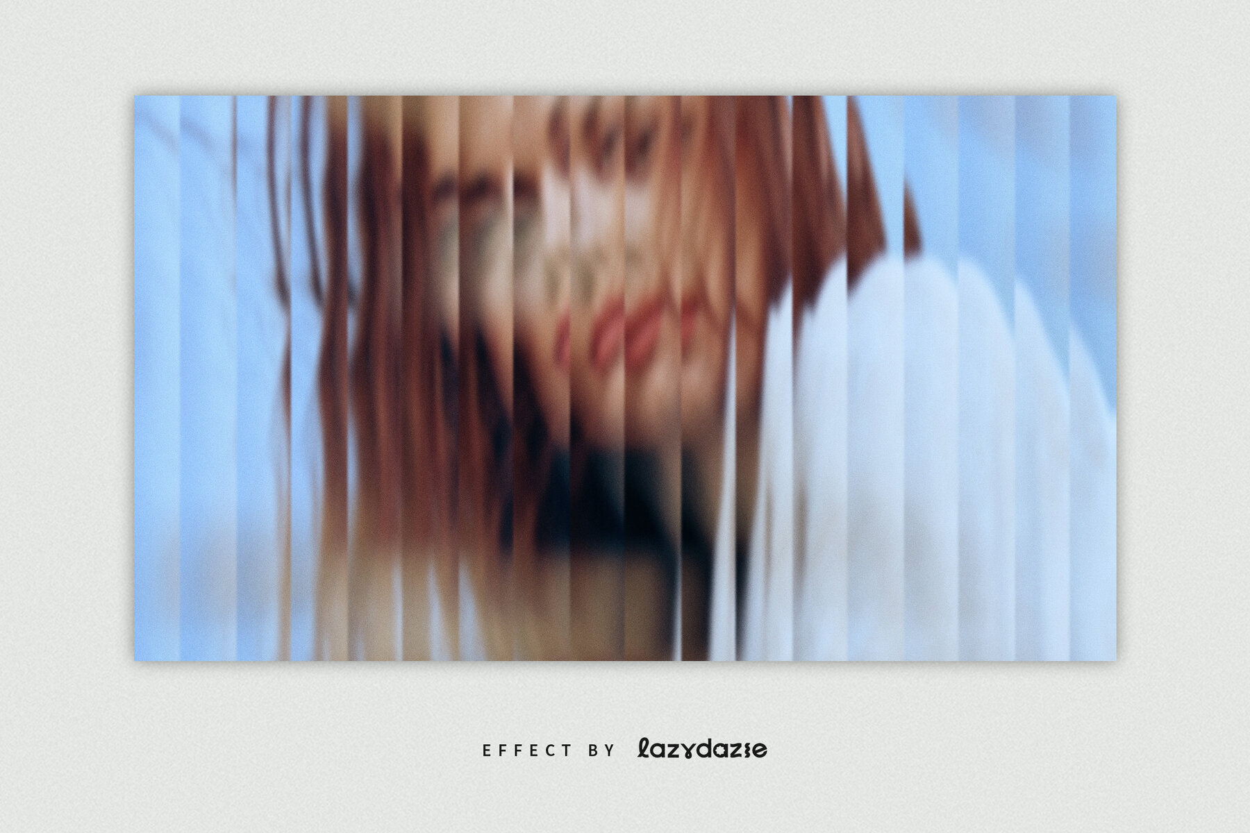 Reeded Glass Image Effect Mockup 3