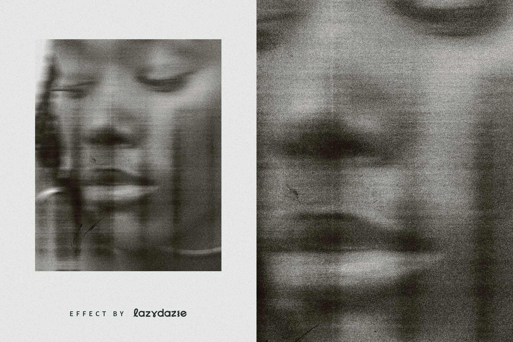 Dirty Scanner Image Effect Mockup 6