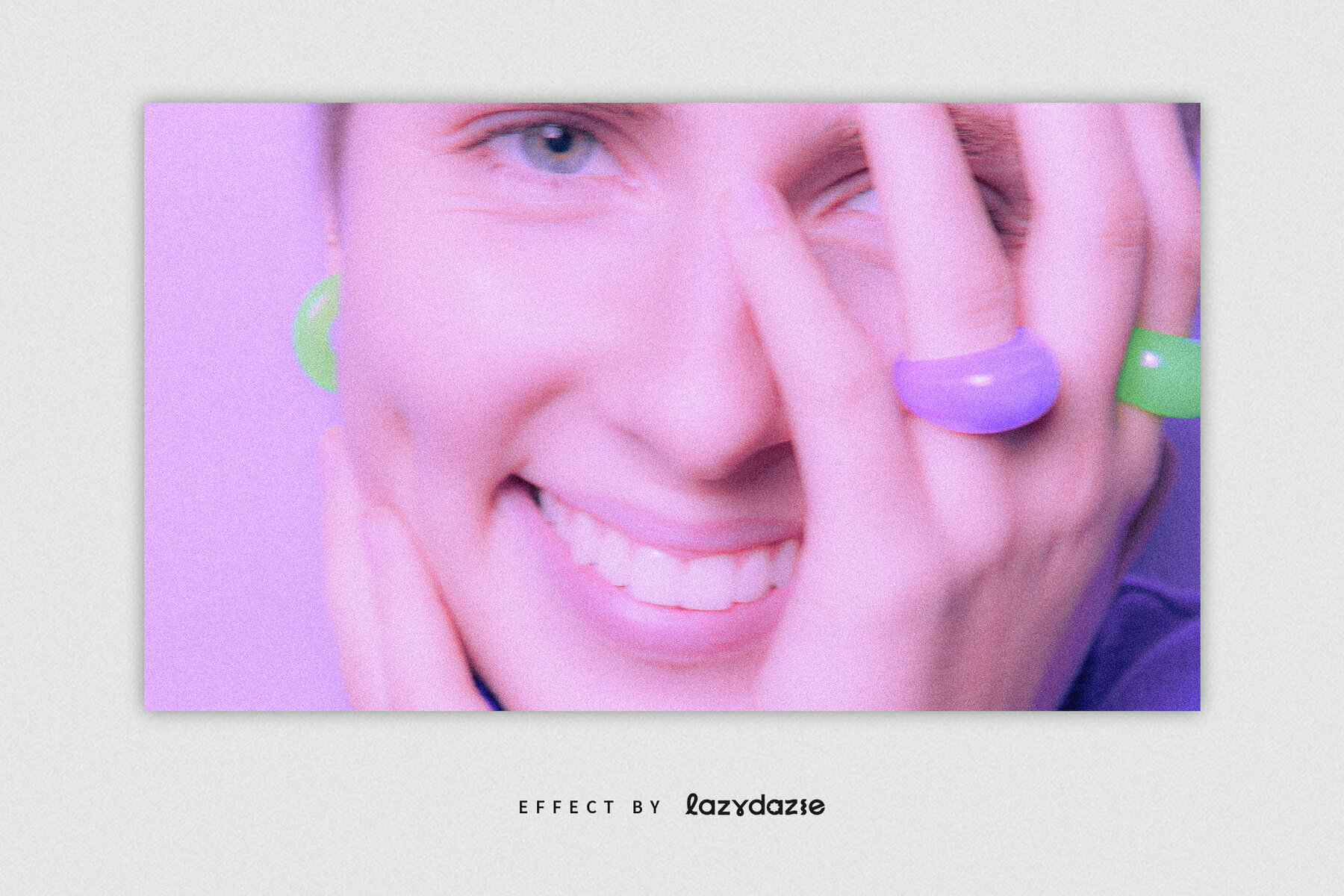 Vintage Photograph Image Effect Mockup 3