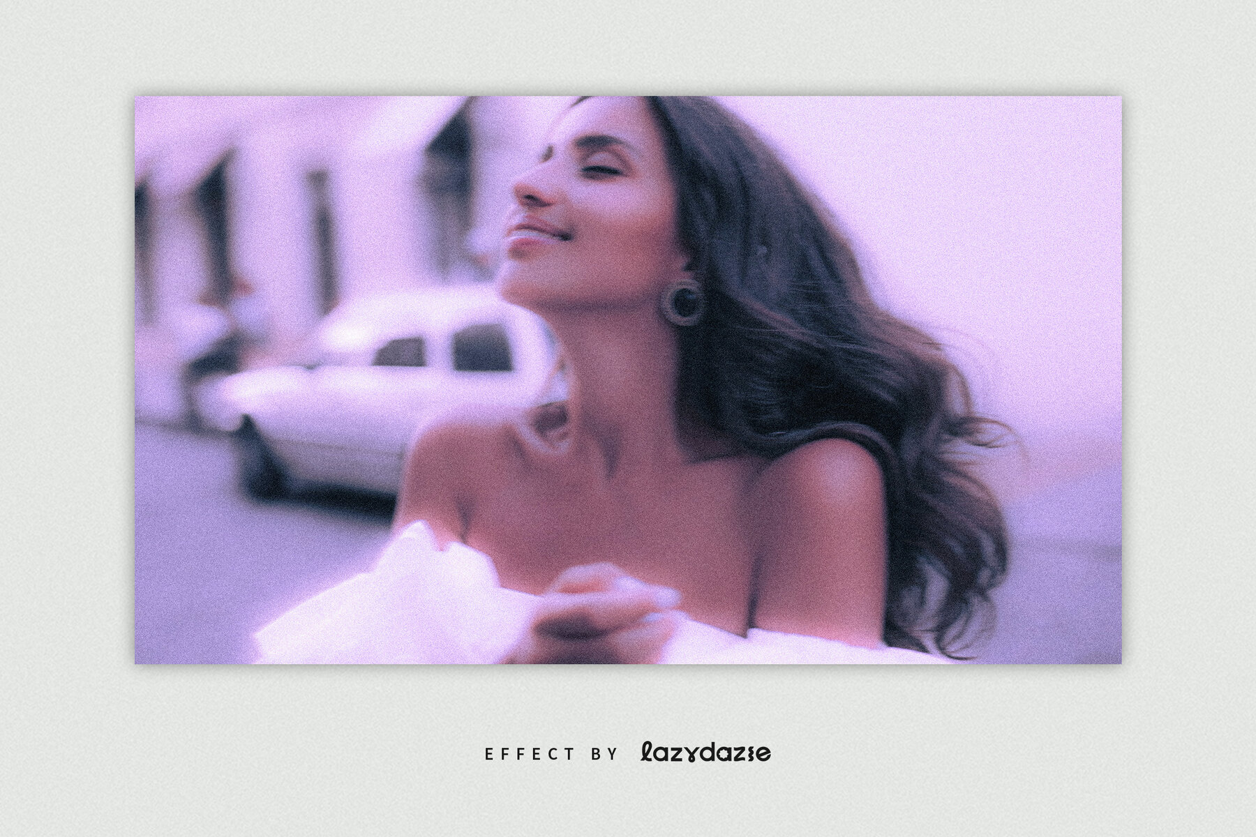 Vintage Photograph Image Effect Mockup 4